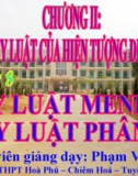 Bài giảng Sinh học 12: Quy luật Menđen quy luật phân li - Phạm Văn An