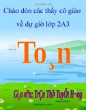 Bài giảng môn Toán lớp 2 : Phép cộng có tổng bằng 100