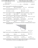 Đề thi KSCL Toán lớp 10 năm 2022-2023 có đáp án - Trường THPT Triệu Quang Phục (Mã đề 001)