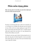 Phần mềm dựng phim