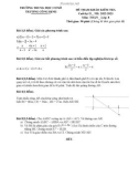 Đề thi học kì 2 môn Toán lớp 8 năm 2022-2023 có đáp án - Trường THCS Trương Công Định