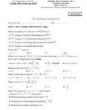 Đề thi cuối học kỳ 2 môn Toán lớp 11 năm 2020-2021 Trường THPT Lương Ngọc Quyến (Mã đề 845)