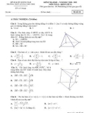 Đề thi học kì 2 môn Toán lớp 11 năm 2020-2021 có đáp án - Trường THPT Lương Thế Vinh