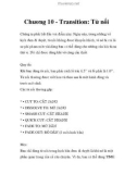 Chương 10 - Transition: Từ nối