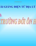 Slide bài Môi trường đới ôn hòa - Địa 7 - GV.Phan Đ.Lộc