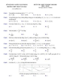 Đề ôn thi môn Toán khối THPT năm 2022-2023 có đáp án - Trường THPT Trần Văn Giàu