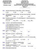 Đề thi học kì 1 môn Toán 12 năm 2018-2019 có đáp án - Trường THPT chuyên Hoàng Văn Thụ