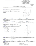 Đề thi thử THPT Quốc gia môn Toán năm 2019 có đáp án - Trường THPT Lý Thái Tổ (Lần 1)