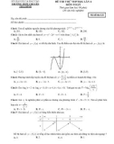 Đề thi thử THPT Quốc gia môn Toán năm 2019 có đáp án - Trường THPT chuyên Thái Bình (Lần 4)