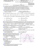Đề thi thử THPT Quốc gia 2019 môn Vật lí có đáp án - Trường THPT Phú Bình