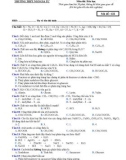 Đề thi KSCĐ môn Hóa học lớp 12 năm 2016-2017 lần 1 - THTP Ngô Gia Tự - Mã đề 132