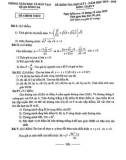 Đề kiểm tra học kì 1 môn Toán lớp 9 năm học 2019-2020 – Phòng Giáo dục và Đào tạo Đống Đa (Đề chính thức)