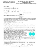Đề thi thử vào lớp 10 môn Toán năm 2023-2024 có đáp án (Lần 1) - Phòng GD&ĐT huyện Thủy Nguyên