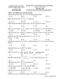 Đề thi thử vào lớp 10 môn Toán năm 2023 - Trường THCS Việt Ngọc, Bắc Giang (Mã đề T001)