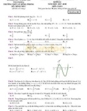 Đề thi thử THPT Quốc gia lần 4 năm 2017 - 2018 môn Toán - Sở GD&ĐT Thanh Hóa - Mã đề 001
