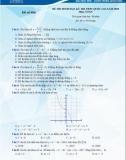 Đề thi minh họa THPT Quốc gia môn Toán năm 2020 - Đề số 16