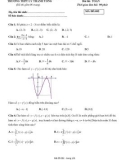 Đề thi khảo sát THPT Quốc gia môn Toán năm 2018 lần 4 - THPT Lý Thánh Tông - Mã đề 002