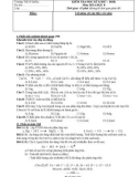 Kiểm tra học kì 1 môn Hóa lớp 8 học năm 2017-2018 - Trường THCS EaHiu (đề 018)