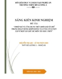 Sáng kiến kinh nghiệm THPT: Thiết kế và ứng dụng trò chơi giải ô chữ trong hoạt động khởi động và củng cố luyện tập ở một số chủ đề môn Tin học THPT