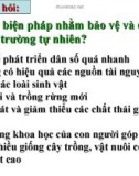 Bài giảng môn Sinh học lớp 9 - Bài 54: Ô nhiễm môi trường