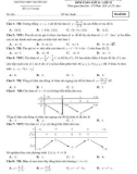 Đề kiểm tra 1 tiết học kì 1 môn Toán (Giải tích) lớp 12 năm 2019-2020 - THPT Nguyễn Du, Đăk Nông