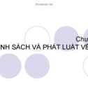 Bài giảng Thương mại điện tử - Chương 8: Chính sách và phát luật về MĐT