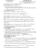 ĐỀ KHẢO SÁT CHẤT LƯỢNG THI ĐẠI HỌC ( 2012 - 2013) LẦN I - Môn: TOÁN: Khối: A và A1