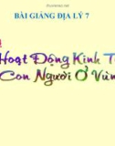 Bài giảng Địa lý 7 bài 24: Hoạt động kinh tế của con người ở vùng núi