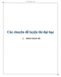 Ôn tập Toán lớp 12: Hàm số