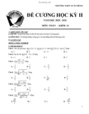 Đề cương ôn tập học kì 2 môn Toán lớp 11 năm 2020-2021 - Trường THPT Xuân Đỉnh