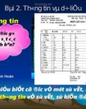 Bài giảng Tin học 10 - Bài 2: Thông tin và dữ liệu (Bùi Thanh Hoàn)