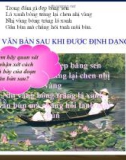 Bài giảng Tin học 10 - Bài 16: Định dạng văn bản (Bùi Thanh Hoàn)