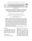 Voltage reversal during the operation of a sediment bioelectrochemical system integrated in a brackish aquaculture model - Causes and solutions