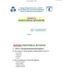 Lecture Industrial safety and environmental hygiene - Chapter 2: Industrial Hygiene