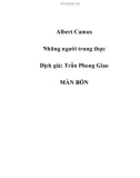 Những người trung thực - MÀN BỐN