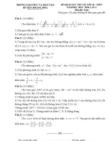 Đề thi khảo sát vào lớp 10 môn Toán năm 2023-2024 có đáp án (Lần 2) - Phòng GD&ĐT huyện Hoằng Hóa