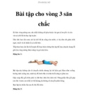 Bài tập cho vòng 3 săn chắc