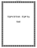 TẬP CƠ TAY - TẬP TẠ TAY