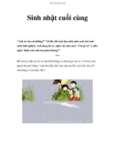 Sinh nhật cuối cùng