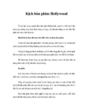 Kịch bản phim Hollywood