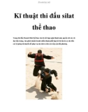 Kĩ thuật thi đấu silat thể thao