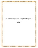 cô gái nhà nghèo và công tử nhà giàu – phần 1