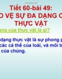 Bài giảng điện tử môn sinh học: Bảo vệ thực vật