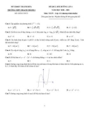 Đề thi KSCL môn Toán lớp 12 năm 2020-2021 có đáp án (Lần 1) - Sở GD&ĐT Thanh Hóa