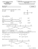 Đề thi thử THPT Quốc gia môn Toán lớp 12 năm 2018 - THPT Kim Thanh - Mã đề 124