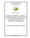 Luận án Tiến sĩ Khoa học Cây trồng: Nghiên cứu ảnh hưởng của mật độ và phân bón đến khả năng sinh trưởng, năng suất của cây Giảo cổ lam 7 lá chét (gynostemma pentaphyllum) tại huyện Pác Nặm, tỉnh Bắc Kạn