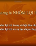 Chương 6: NHÓM LỢI ÍCH