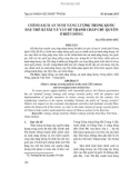 Chính sách an ninh năng lượng Trung Quốc đầu thế kỉ XXI và vấn đề tranh chấp chủ quyền ở biển Đông