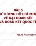 Bài giảng Tư tưởng Hồ Chí Minh: Bài 5 - PGS.TS. Phạm Ngọc Anh