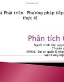 Bài giảng Giới và phát triển – Phương pháp tiếp cận thực tế: Phân tích giới